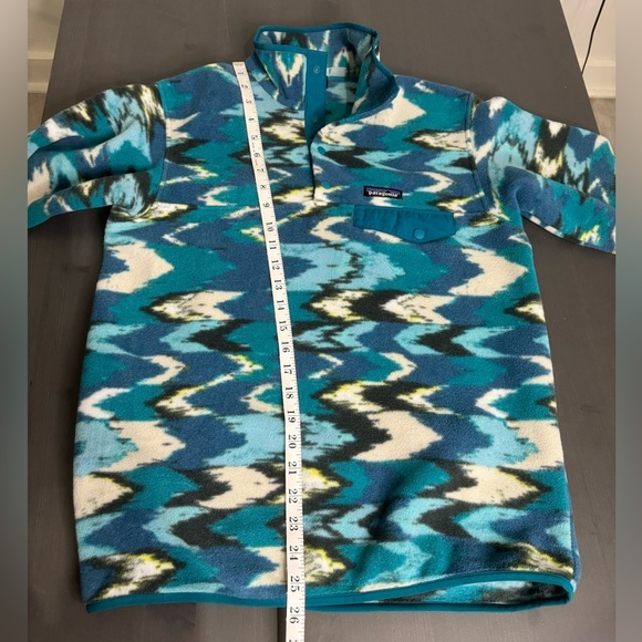 Patagonia Synchilla Snap-T Fleece Women’s Trout Tales Elwha Blue - Picture 9 of 9
